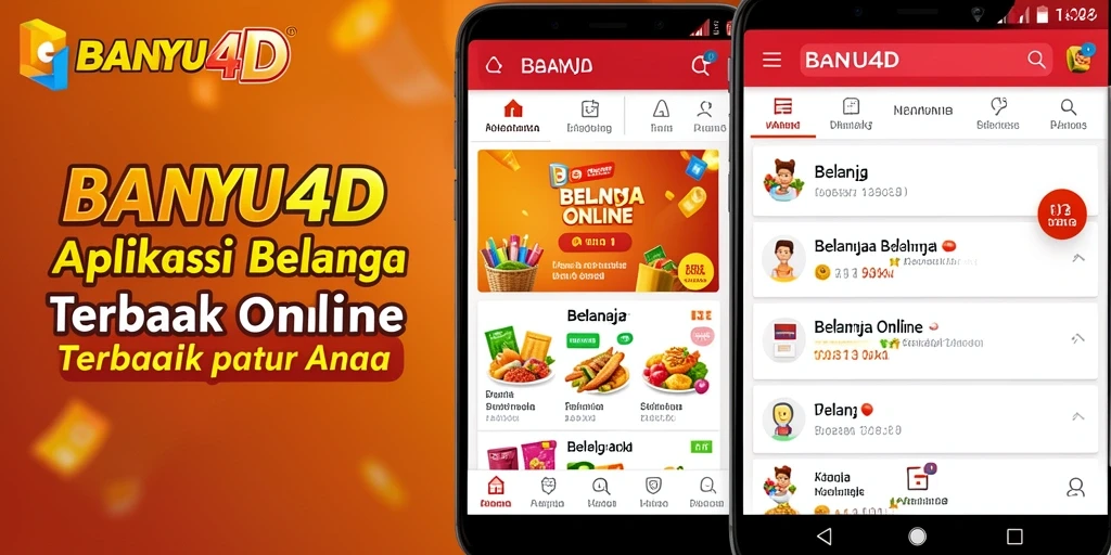Tampilan antarmuka aplikasi BANYU4D untuk belanja online.