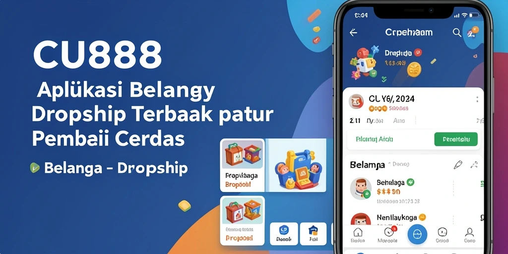 Antarmuka CU888 yang sederhana dan efisien untuk dropship.