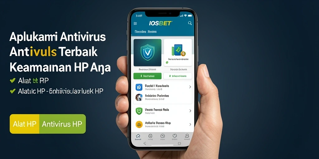 Antarmuka IOSBET yang sederhana dan fungsional untuk Antivirus HP.