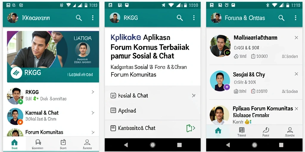 Tampilan antarmuka RKGG yang menarik dan user-friendly.