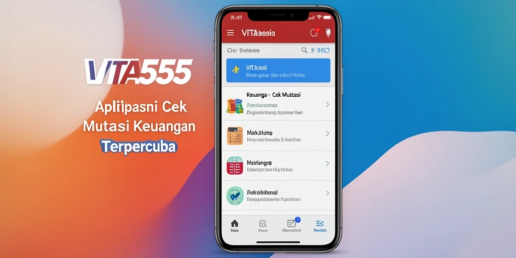 Antarmuka VITA555 yang sederhana dan mudah diakses untuk Cek Mutasi.