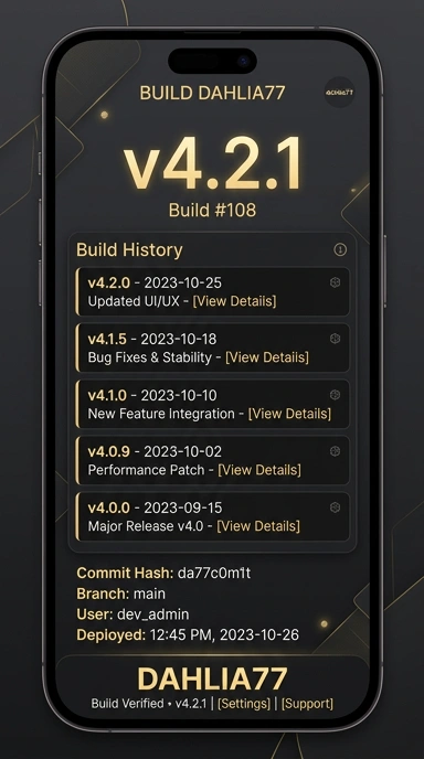 Riwayat Versi Aplikasi dahlia77 untuk Android